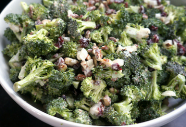 Broccoli Almond And Cranberry Salad Sport Gisborne Tairawhiti